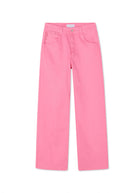 Pink Denim Scallop Detail Jeans - Domino Style