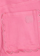 Pink Denim Scallop Detail Jeans - Domino Style