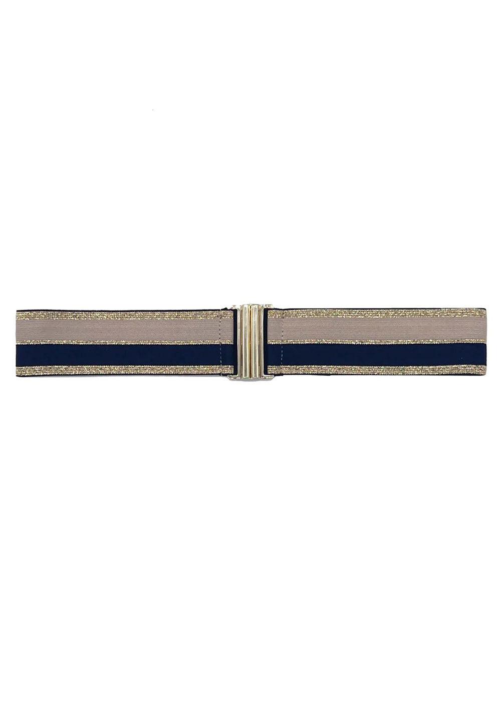 Rae Elastic Belt - Domino Style