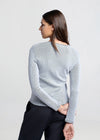 Ribbed Top - Sky Grey