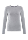 Ribbed Top - Sky Grey