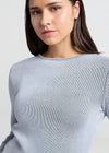 Ribbed Top - Sky Grey