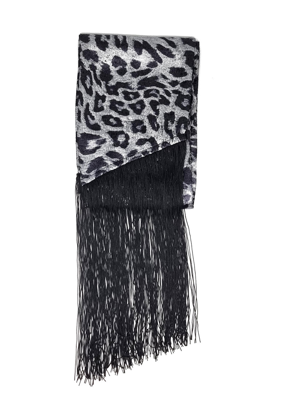 Stevie Scarf - Silver Leo - Domino Style