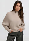 Ribbed Batwing Sweater