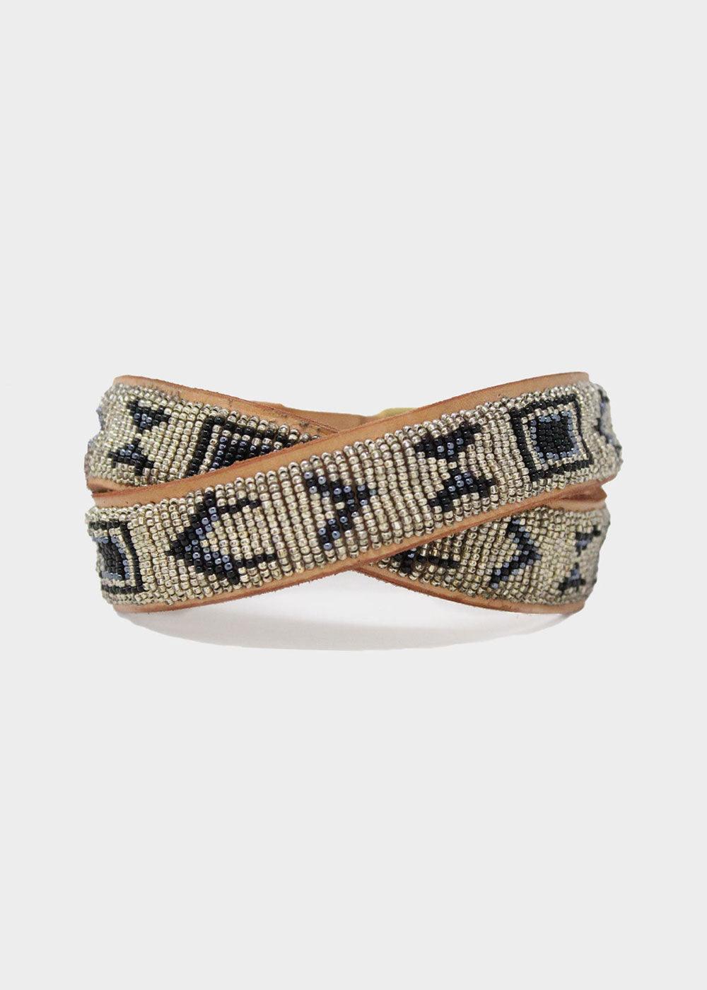 ASPIGA Fully Beaded Village Belt Domino Style