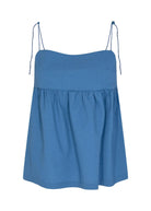 Selina 2 Top - Blue - Domino Style