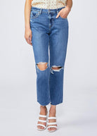 Noella Straight Jeans - Sledge Destructed - Domino Style