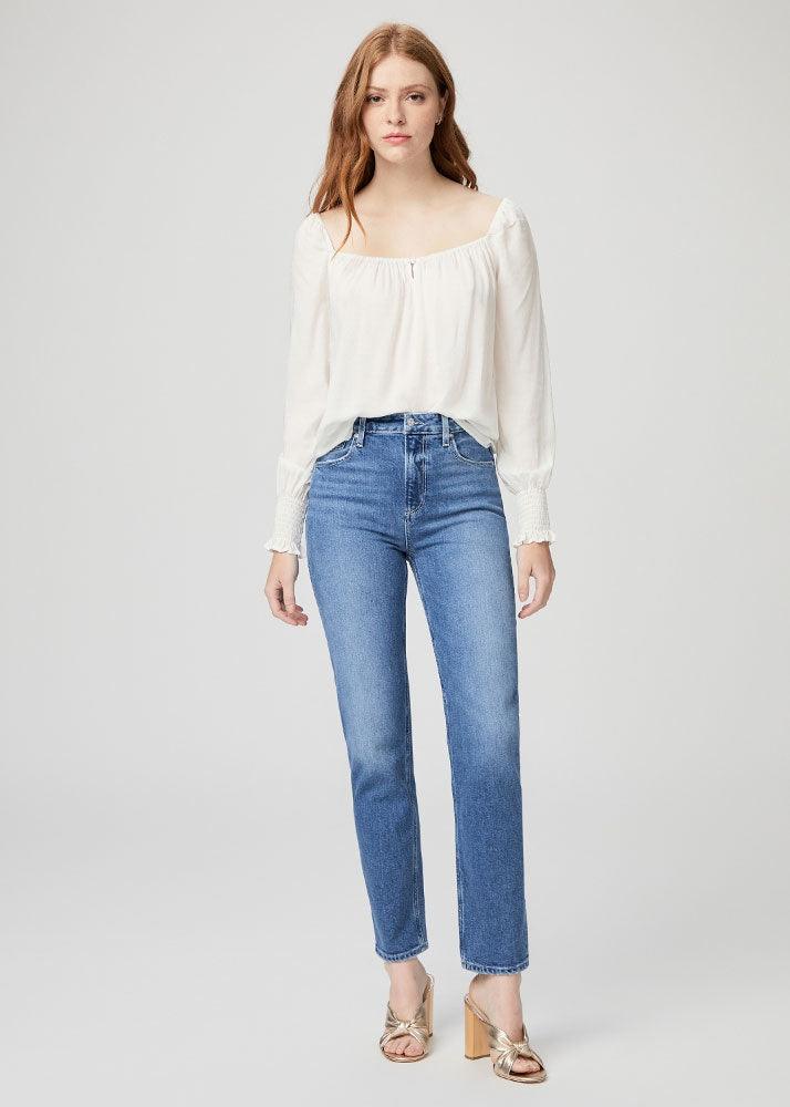 Stella Straight Jeans - Volar Distressed - Domino Style