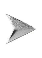 Silver Paper Plane Earring - Domino Style